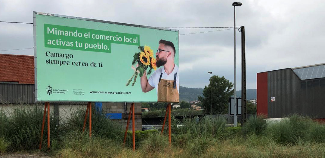 valla publicitaria Camargo siempre cerca de ti